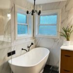 Bathroom after renovation – modern, stylish, and fully transformed.